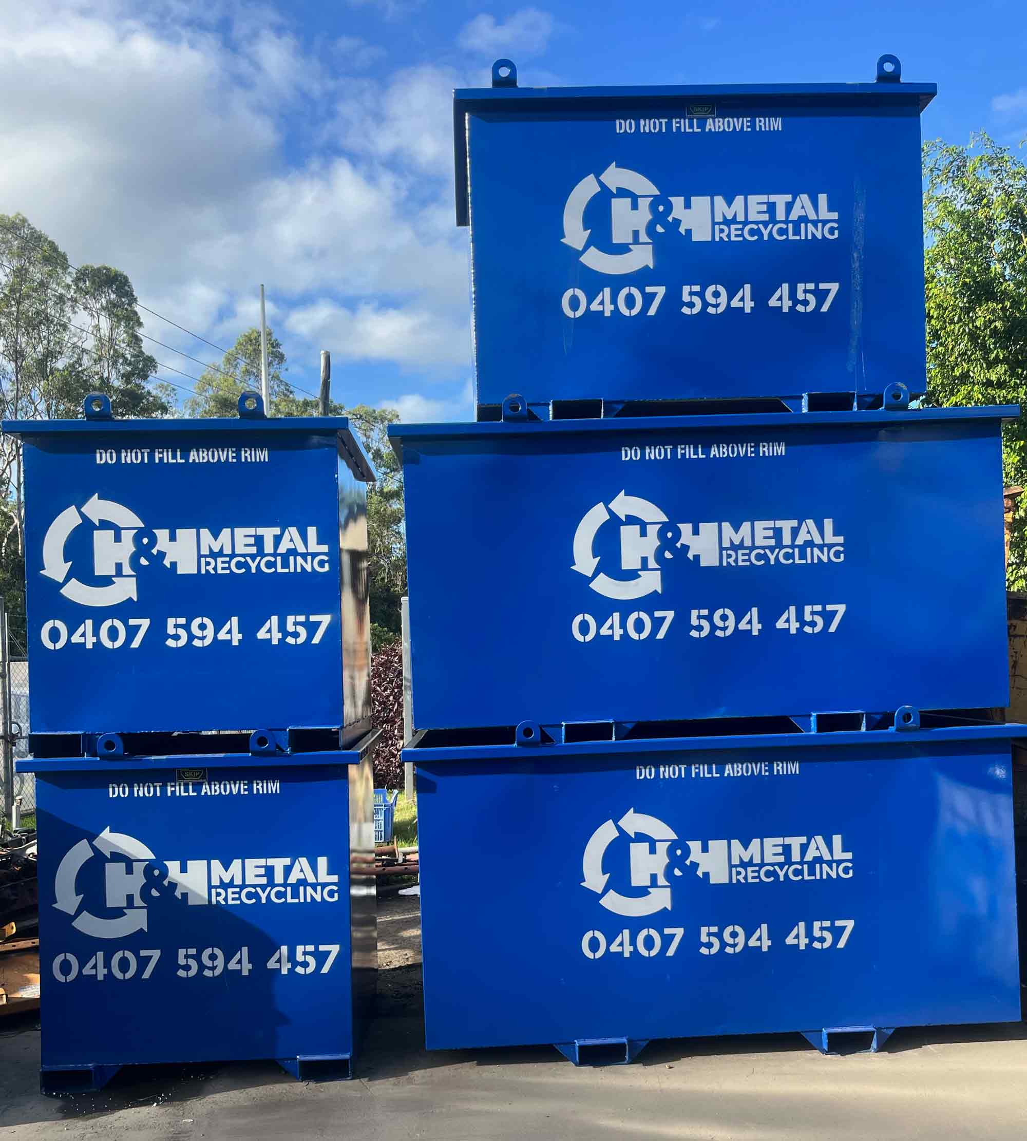 Large Blue Bins in Caloundra QLD