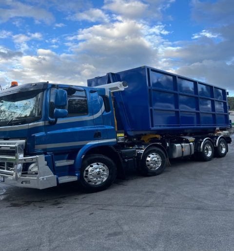 Blue Truck — H & H Metal Recycling in Caloundra QLD